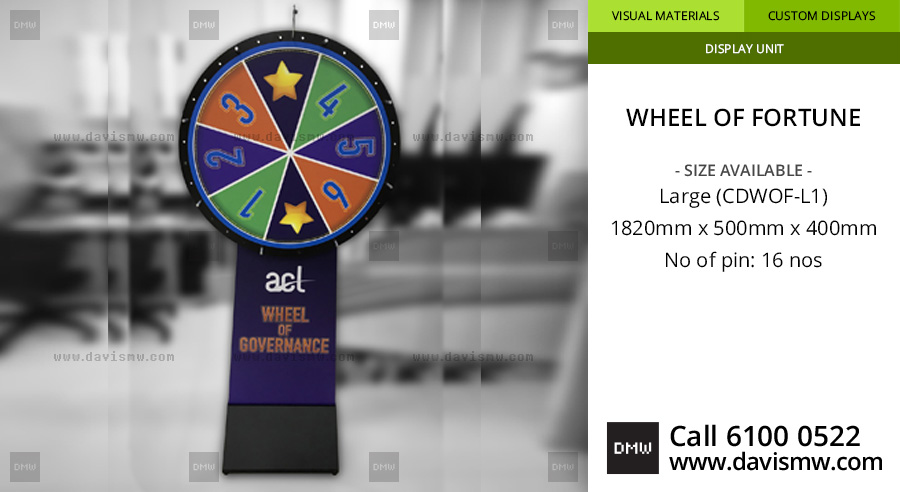 Wheel Of Fortune - Large - Davis Materialworks