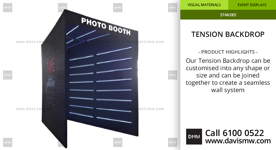 Tension Backdrop - Nothing Is Impossible for Exhibit - Davis Materialworks