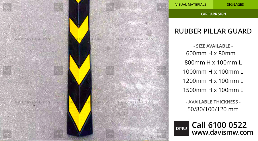 Rubber Pillar Guard - Davis Materialworks