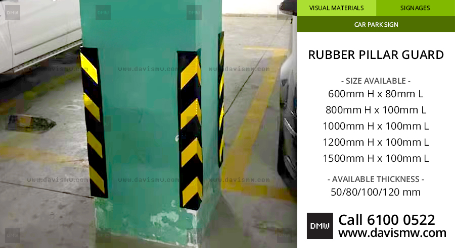 Rubber Pillar Guard - Davis Materialworks