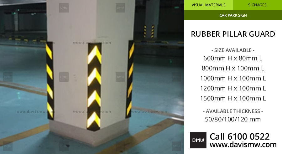 Rubber Pillar Guard - Davis Materialworks