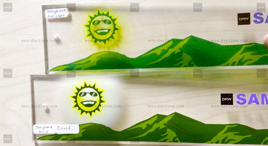 Clear Transparent Sticker - Davis Materialworks