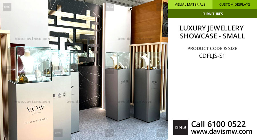 Luxury Jewellery Showcase : Small - CDFLJS-S1 - Davis Materialworks