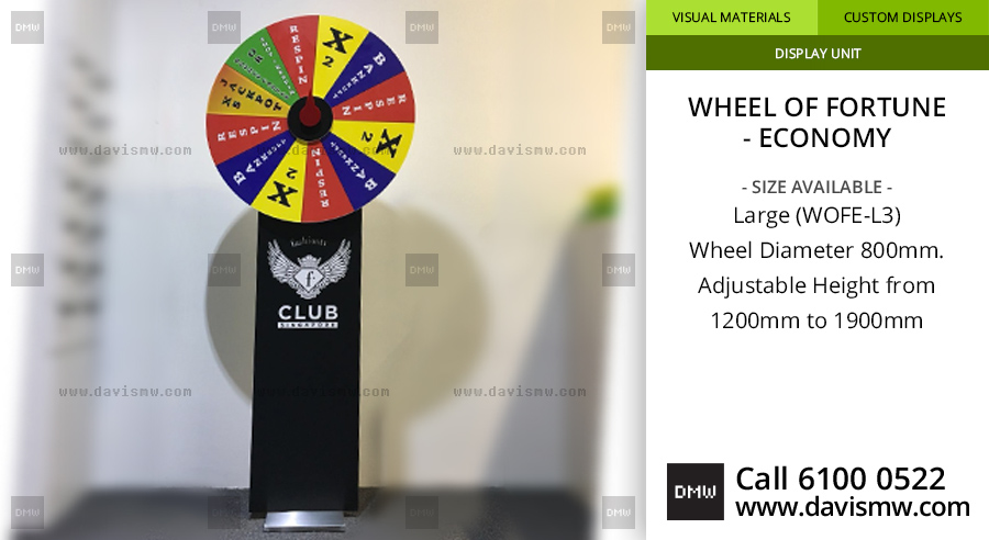 Wheel Of Fortune - Economy - Large L3 - Davis Materialworks