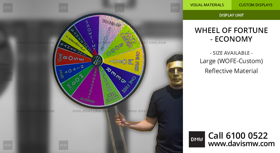 Wheel Of Fortune - Economy - Large Custom - Davis Materialworks