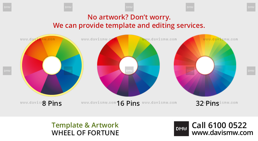 Wheel Of Fortune - Artwork & Design - Davis Materialworks