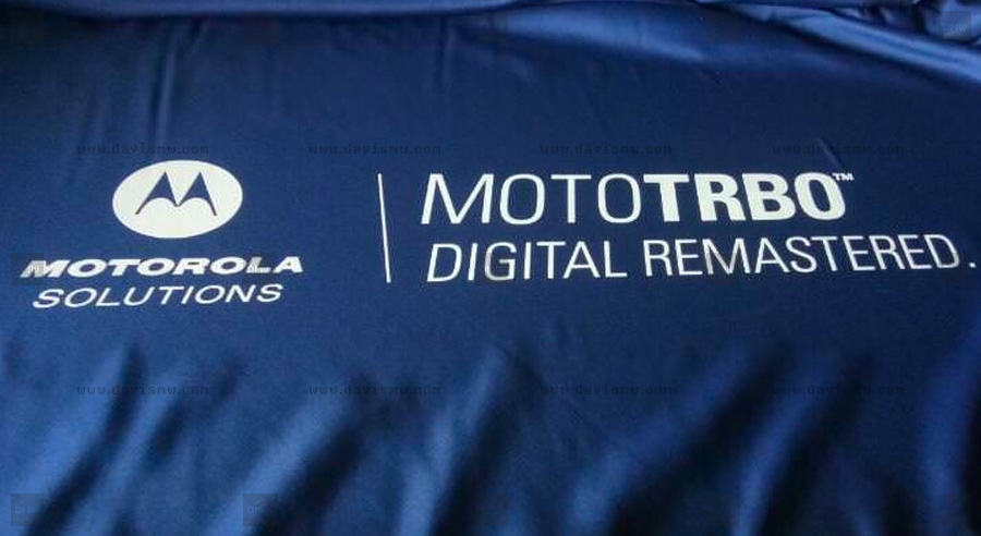 Custom Event Tablecloth - Motorola Solutions - Davis Materialworks