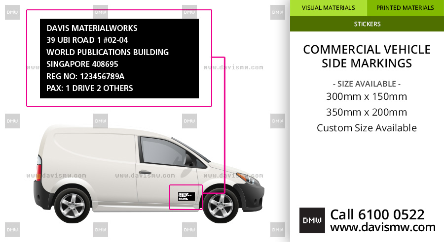 Commercial Vehicle Side Markings - Davis Materialworks