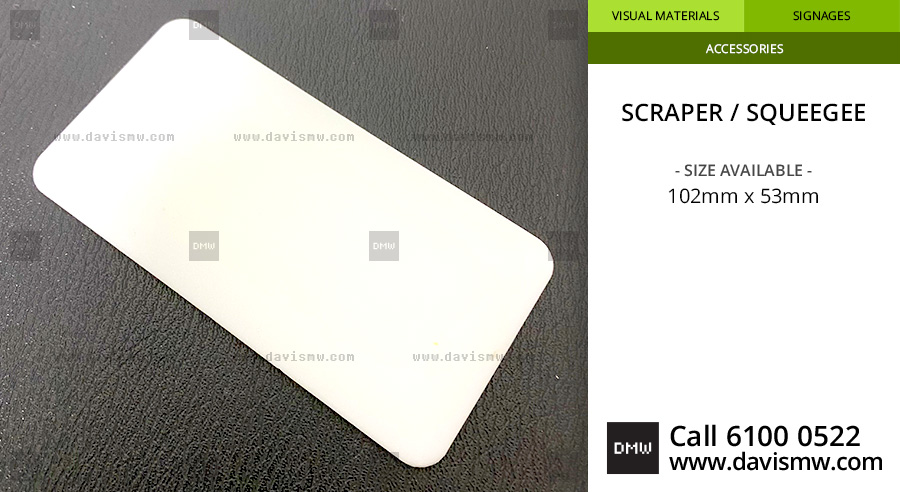 Scraper / Squeegee - Davis Materialworks