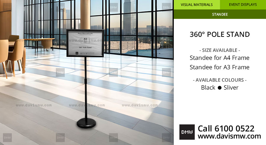  360° Pole Stand - Davis Materialworks