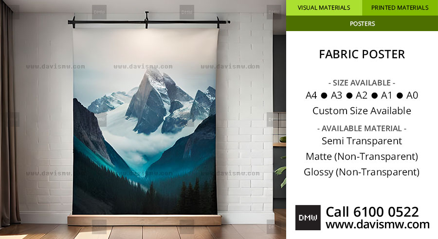 Fabric Poster Printing - Davis Materialworks