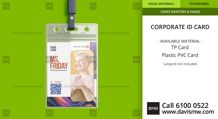  Corporate ID Badge - Davis Materialworks
