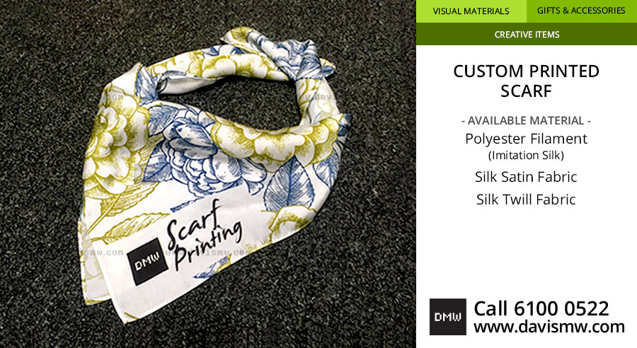 Custom Printed Scarf - Davis Materialworks